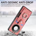 For Honor X60 Retro Skin-feel Ring Card Wallet Phone Case(Pink) - 3