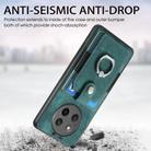 For Honor X60 Pro Retro Skin-feel Ring Card Wallet Phone Case(Green) - 3