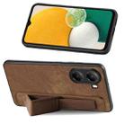 For Redmi Turbo 4 Retro Wristband Holder Leather Back Phone Case(Brown) - 2