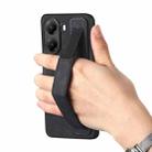 For Xiaomi Poco X7 Pro Retro Wristband Holder Leather Back Phone Case(Black) - 3