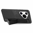 For Huawei Pura 70 Pro+ Retro Wristband Holder Leather Back Phone Case(Black) - 2