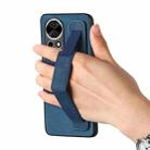 For Huawei Nova 13 Retro Wristband Holder Leather Back Phone Case(Blue) - 2