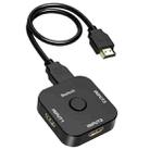 OZQ15 With LED Indicator HDMI 2.1 Switcher 3X1 8K 60Hz Converter Adapter - 1