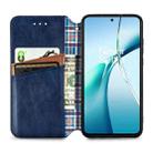 For Honor 200 Smart Cubic Grid Pressed Magnetic Leather Phone Case(Blue) - 3