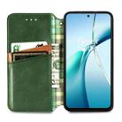For Honor 200 Smart Cubic Grid Pressed Magnetic Leather Phone Case(Green) - 3