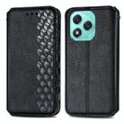 For Honor 400 Lite Cubic Grid Pressed Magnetic Leather Phone Case(Black) - 2