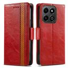 For Honor 200 Smart CaseNeo Splicing Dual Magnetic Buckle Leather Phone Case(Red) - 2