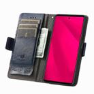 For Infinix Smart 9 CaseNeo Splicing Dual Magnetic Buckle Leather Phone Case(Blue) - 3