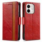 For Infinix Smart 9 CaseNeo Splicing Dual Magnetic Buckle Leather Phone Case(Red) - 2