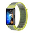 For Huawei Watch Band 9 / 9 NFC Nylon Loop Hook and Loop Fastener Watch Band(Bright Yellow) - 1