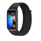 For Huawei Watch Band 9 / 9 NFC Nylon Loop Hook and Loop Fastener Watch Band(Black) - 1