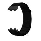 For Huawei Watch Band 9 / 9 NFC Nylon Loop Hook and Loop Fastener Watch Band(Dark Black) - 2