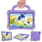 For Lenovo Tab K10 TB-X6C6F 10.3 Handle Football Shaped EVA Shockproof Tablet Case(Light Purple) - 2