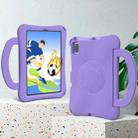 For Lenovo Tab K10 TB-X6C6F 10.3 Handle Football Shaped EVA Shockproof Tablet Case(Light Purple) - 3