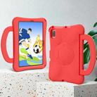 For Lenovo Tab K10 TB-X6C6F 10.3 Handle Football Shaped EVA Shockproof Tablet Case(Red) - 3
