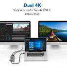 WAVLINK UTA21D DP 4K/5K/8K Video Thunderbolt 3 Type-C to Dual DisplayPort  Adapter - 3