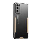 For Honor 30 Blade Series TPU Hybrid Metal Phone Case(Gold) - 1
