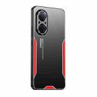 For Honor 50 SE Blade Series TPU Hybrid Metal Phone Case(Red) - 1