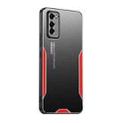 For Honor V30 Blade Series TPU Hybrid Metal Phone Case(Red) - 1