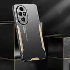 For Honor 200 Blade Series TPU Hybrid Metal Phone Case(Gold) - 3