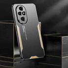 For Honor 200 Pro Blade Series TPU Hybrid Metal Phone Case(Silve) - 3