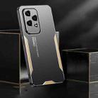 For Honor 200 Lite Global Blade Series TPU Hybrid Metal Phone Case(Gold) - 3