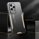 For Honor 200 Lite Global Blade Series TPU Hybrid Metal Phone Case(Silve) - 3