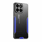 For Honor Play 60 Plus Blade Series TPU Hybrid Metal Phone Case(Blue) - 1