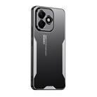 For Honor X60i Blade Series TPU Hybrid Metal Phone Case(Silve) - 1