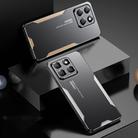 For Honor X8c Blade Series TPU Hybrid Metal Phone Case(Silve) - 3