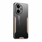 For Honor 400 Global Blade Series TPU Hybrid Metal Phone Case(Gold) - 1