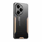 For Honor 400 Pro Global Blade Series TPU Hybrid Metal Phone Case(Gold) - 1