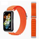 For Huawei Band 8 / 9 Loop Nylon Watch Band(Orange) - 3