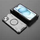 For iPhone 15 Plus MagSafe Armor Holder PC Hybrid TPU Phone Case(Black) - 2