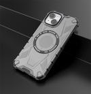 For iPhone 14 MagSafe Armor Holder PC Hybrid TPU Phone Case(Black) - 2