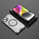 For iPhone 14 MagSafe Armor Holder PC Hybrid TPU Phone Case(White) - 3