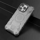 For iPhone 15 Pro Max Armor Holder PC Hybrid TPU Phone Case(Black) - 2