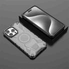 For iPhone 15 Pro Max Armor Holder PC Hybrid TPU Phone Case(Black) - 3