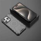 For iPhone 15 Pro Armor Holder PC Hybrid TPU Phone Case(Black) - 3