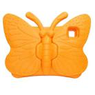 For iPad Air 11 2024 Butterfly Bracket Kids EVA Shockproof Tablet Case(Orange) - 2