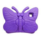 For iPad Air 11 2024 Butterfly Bracket Kids EVA Shockproof Tablet Case(Purple) - 2