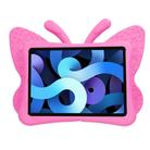 For iPad Pro 11 2024 Butterfly Bracket Kids EVA Shockproof Tablet Case(RoseRed) - 3