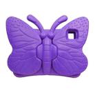 For iPad Pro 11 2024 Butterfly Bracket Kids EVA Shockproof Tablet Case(Purple) - 2