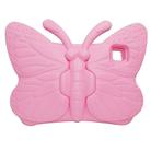 For iPad Pro 11 2024 Butterfly Bracket Kids EVA Shockproof Tablet Case(Pink) - 2