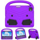 For iPad Air 11 2024 Sparrow Style Shockproof Kickstand EVA Tablet Case(Purple) - 1