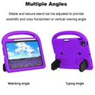 For iPad Air 11 2024 Sparrow Style Shockproof Kickstand EVA Tablet Case(Purple) - 3