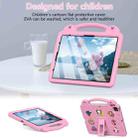 For iPad Air 13 2024 Handle Kickstand Children EVA Shockproof Tablet Case(Pink) - 2