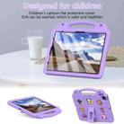 For iPad Air 13 2024 Handle Kickstand Children EVA Shockproof Tablet Case(Light Purple) - 2