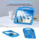 For iPad Pro 13 2024 Handle Kickstand Children EVA Shockproof Tablet Case(Sky Blue) - 2