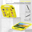 For iPad Pro 13 2024 Handle Kickstand Children EVA Shockproof Tablet Case(Yellow) - 3